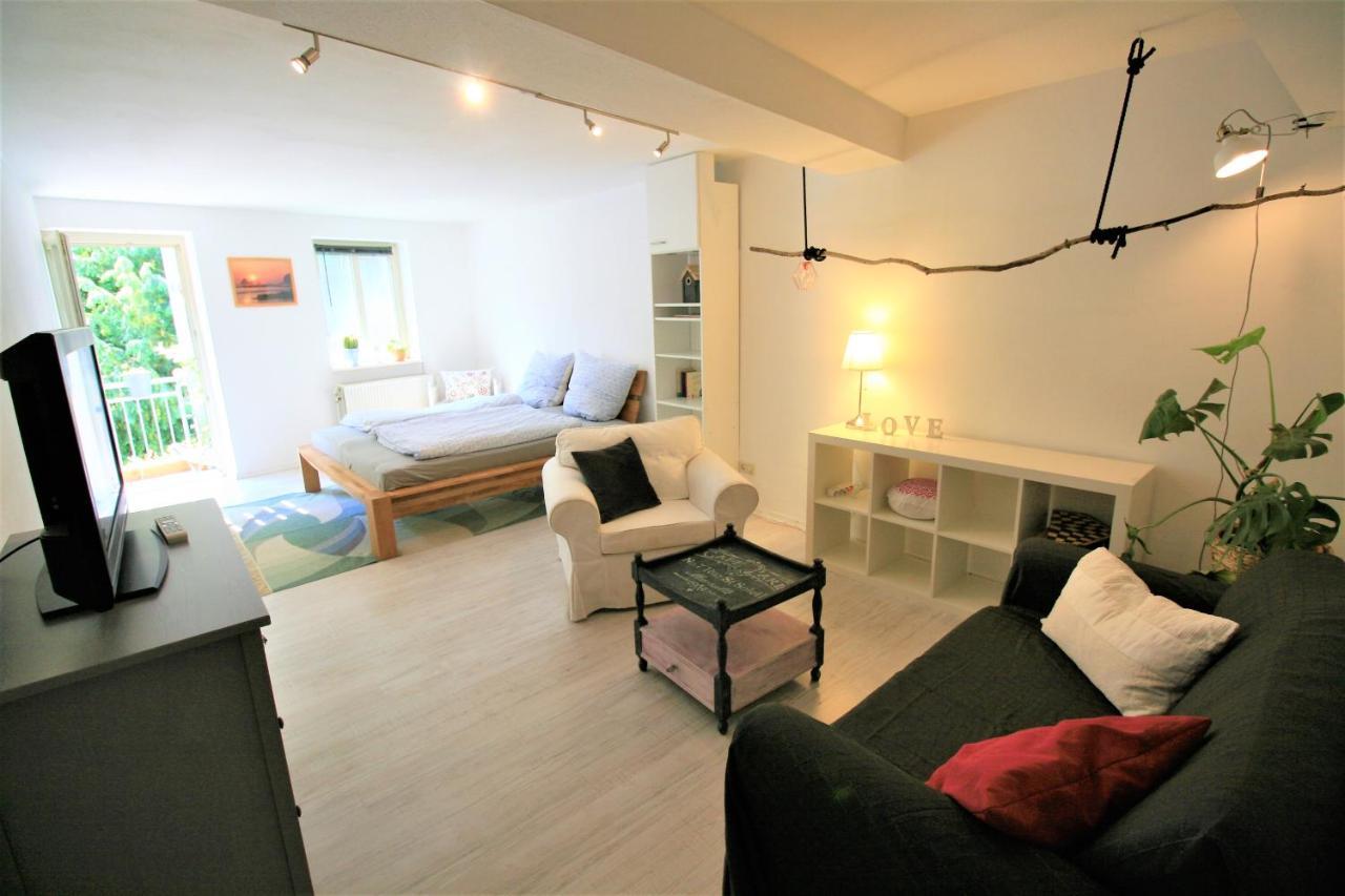 Zentrale Ferienwohnung „Treibholz“ Im Sonnenblumenhaus Flensburg Zewnętrze zdjęcie
